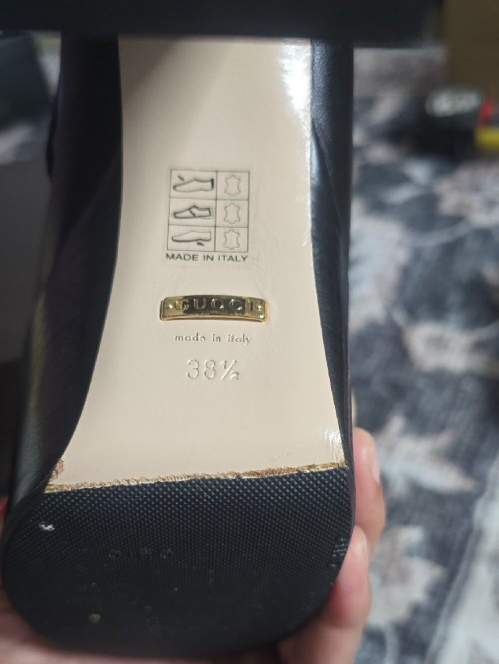 Gucci Black Leather Platform Horsebit Mules - Picture 8 of 13